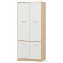 Шафа Меблі Сервіс 4Д Типс Дуб Самоа/Білий (61sbdv) Шафа Меблі Сервіс 4Д Типс Дуб Самоа/Білий (61sbdv)