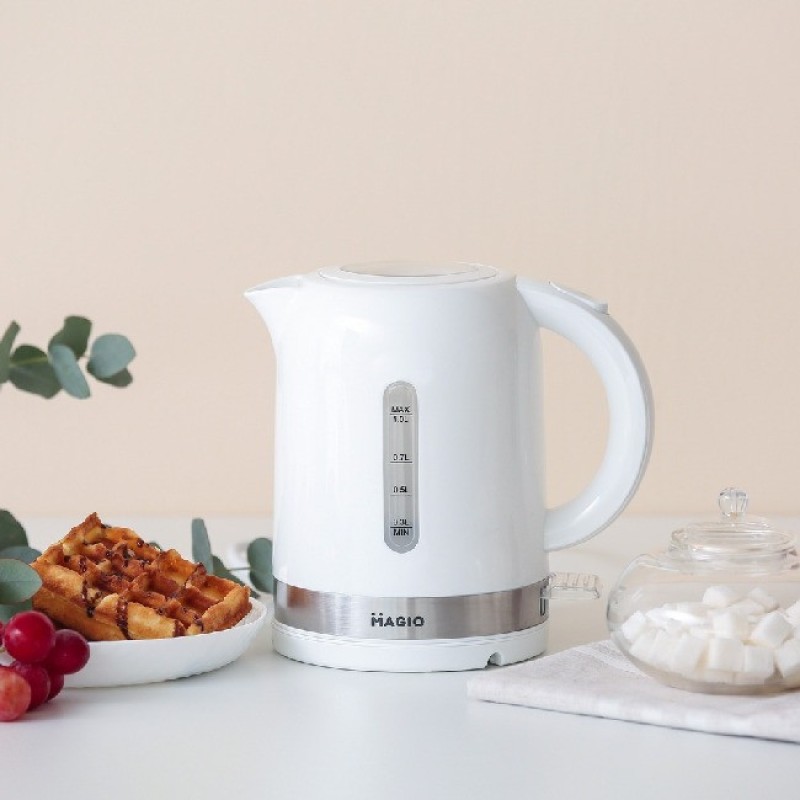 Чайник електричний 1 л MAGIO MG-110 White