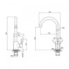 Змішувач Для Кухні Brinex 20N 007F