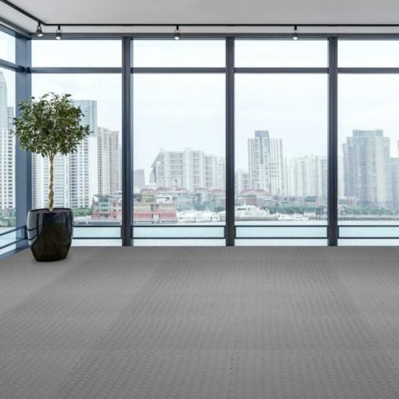 Підлогове покриття пазл Sticker Wall 60х60х1 см Сірий (D) SW-00002569