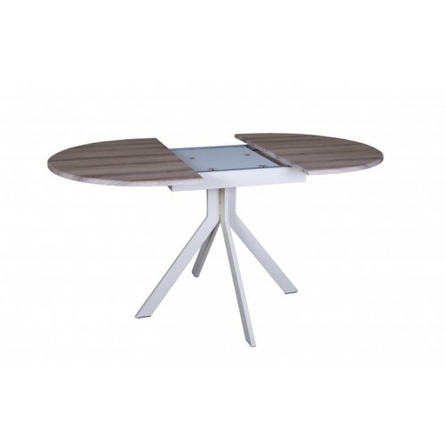 Стіл Max's furniture Мічіган 90х110/150х75 см Ясень + Бежевий Стіл Max's furniture Мічіган 90х110/150х75 см Ясень + Бежевий