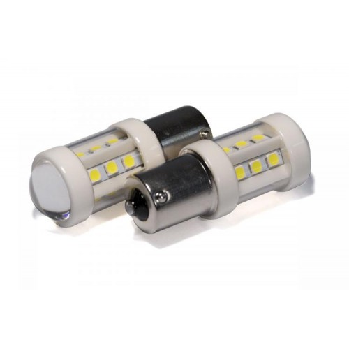 Світлодіодна лампа StarLight T25 18 діодів SMD 12-24V 6.5W WHITE прозора лінза в інтернет супермаркеті PbayMarket!