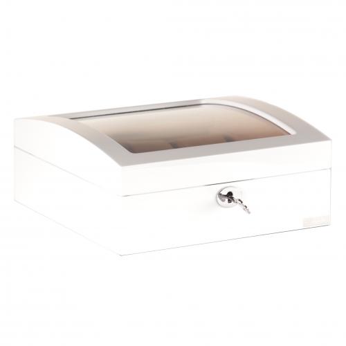 Скринька для зберігання годинників Salvadore WB/3035/6WH 230х95х230 мм Біло-коричневий Скринька для зберігання годинників Salvadore WB/3035/6WH 230х95х230 мм Біло-коричневий
