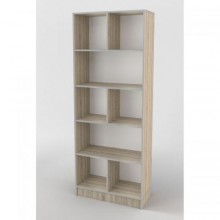 Стелаж Тиса Мебель ШС-800 Дуб сонома 205x35x80 см