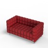 Двомісний диван KULIK SYSTEM NEXUS Екошкіра 2 Червоний (hub_HOet25880) в інтернет супермаркеті PbayMarket!