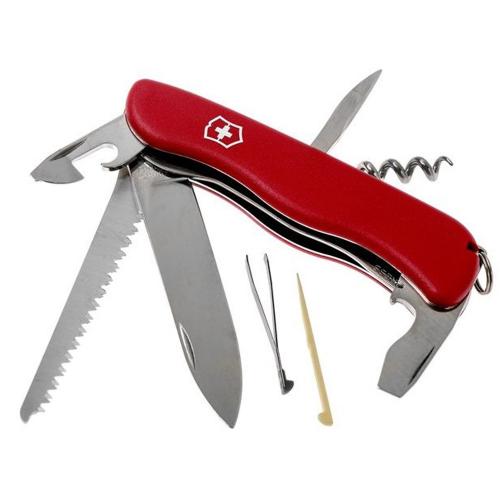 Складаний швейцарський ніж Victorinox Forester 11,1 см у блістері Червоний (0.8363.B1)