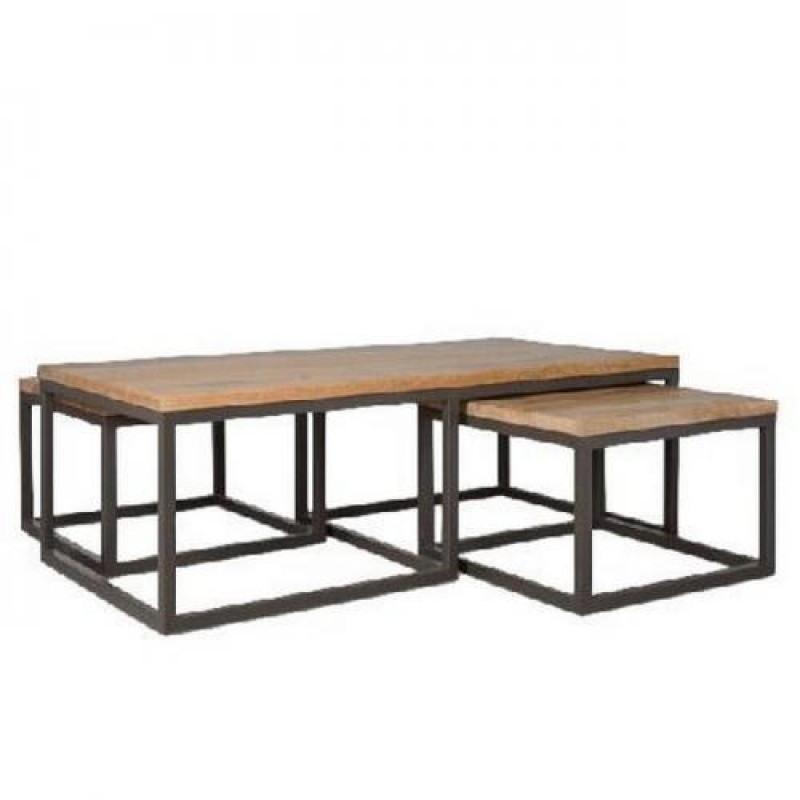 Кавові журнальні столики у стилі Loft Чорний NS-459 530x1370x680 мм