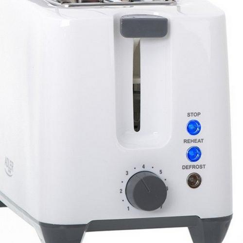 Тостер для хлібу Adler AD 3216 білий Тостер для хлібу Adler AD 3216 білий