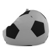 Крісло мішок М'яч Оксфорд 120см Студія Комфорту Великий Сірий + Чорний