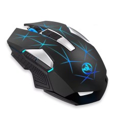 Мышь беспроводная с аккумулятором HXSJ T300 2.4 G Hz Black