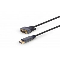 Кабель Cablexpert (CC-DPM-DVIM-4K-6) DisplayPort-DVI, М/М, 1.8м, чорний