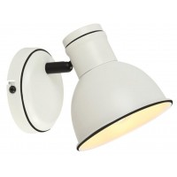 Бра Candellux Zumba 18x14 см Біло-чорний (91-72115)