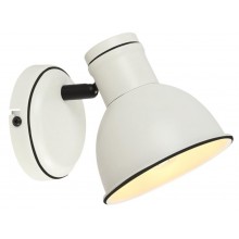 Бра Candellux Zumba 18x14 см Біло-чорний (91-72115)
