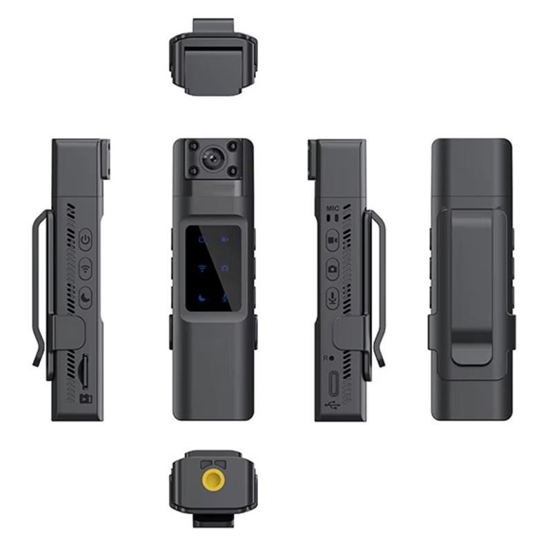 Wifi камера портативна - відеореєстратор із поворотним об'єктивом Nectronix L13, HD 1080P, диктофон