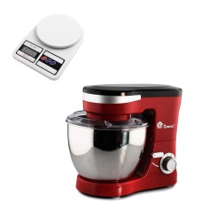 Кухонний планетарний міксер з чашею Domotec 368S 4 л та ваги кухонні SF-400 7 кг MTX 13550/1