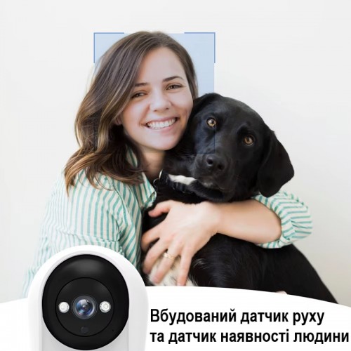 Поворотна wifi камера з екраном Nectronix V5 ICSee app (101153)