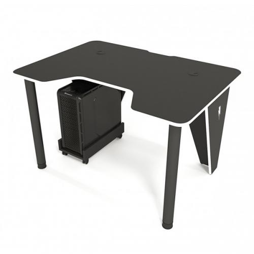 Геймерський ігровий стіл ZEUS IVAR-1200, чорний/білий Геймерський ігровий стіл ZEUS IVAR-1200, чорний/білий