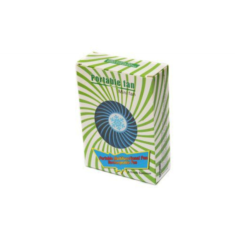 Вентилятор настільний Mini Fan XSFS-01 з акумулятором 18650 Black (007196)