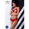 Комплект білизни Passion CHERRY SET WITH OPEN BRA Exclusive XXL/XXXL червоний (PS25509)