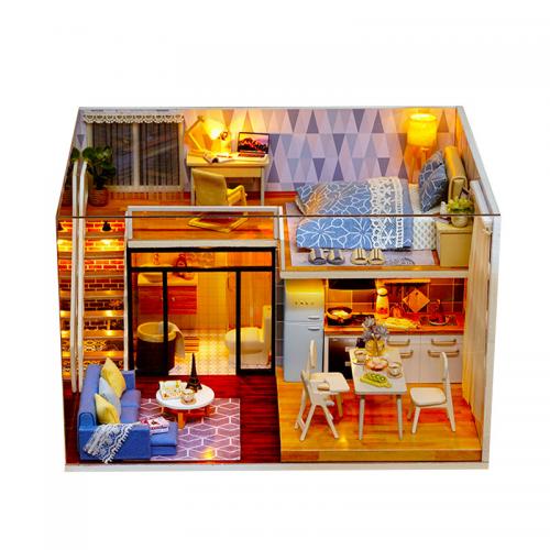 Ляльковий будинок конструктор DIY Cute Room L-023 Таунхаус 3D (5793-19401)