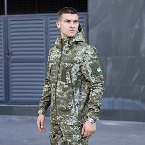 Куртка чоловіча демісезонна Pobedov Motive 309440 L Піксель (00000005622) Куртка чоловіча демісезонна Pobedov Motive 309440 L Піксель (00000005622)