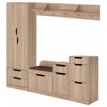 Передпокій Фаїна А4 Компанит Дуб сонома (komA18)