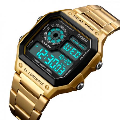 Чоловічий годинник Skmei 1335 Ripple Gold Чоловічий годинник Skmei 1335 Ripple Gold