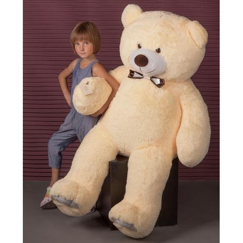 Плюшевий ведмедик Mister Medved Ларрі 160 см Бежевий (011) Плюшевий ведмедик Mister Medved Ларрі 160 см Бежевий (011)