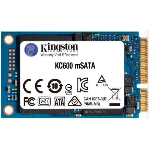 Накопичувач SSD 256GB Kingston KC600 mSATA SATAIII 3D TLC (SKC600MS/256G) в інтернет супермаркеті PbayMarket!