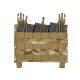 Підсумок з пряжкою 8FIELDS Triple Rifle Pouch 25х18 см Multicamo