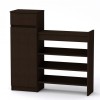 Тумба для взуття Компанит 16 100х28х100 см Венге темний