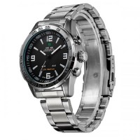 Наручний годинник чоловічий Weide Standart Silver Сріблястий (991) Наручний годинник чоловічий Weide Standart Silver Сріблястий (991)