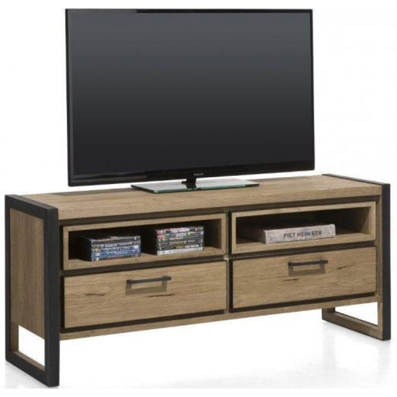 Тумба підставка для TV у стилі Loft NS-2149 630x1400x420 мм Черный