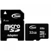 Карта пам'яті MicroSDHC 32GB UHS-I Class 10 Team Black + SD-adapter (TUSDH32GCL10U03) в інтернет супермаркеті PbayMarket!