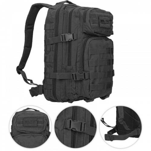 Рюкзак Mil-Tec Assault 40 л Чорний (14059202) Рюкзак Mil-Tec Assault 40 л Чорний (14059202)