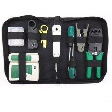 Набір інструментів для монтажу витої пари, прокладки та обслуговування мережі MHZ R11 з 8 інструментів