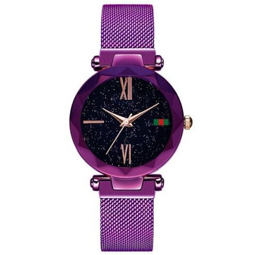 Жіночий годинник Starry Sky Watch на магнітній застібці Фіолетовий Жіночий годинник Starry Sky Watch на магнітній застібці Фіолетовий