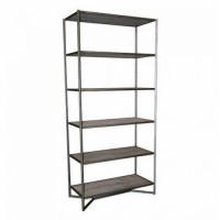 Стелаж для зберігання в стилі Loft NS-1888 2180x800x350 мм Черный Стелаж для зберігання в стилі Loft NS-1888 2180x800x350 мм Черный