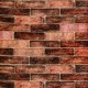 Самоклеюча 3D панель під коричневу цеглу катеринослав Sticker Wall 20000х700х3мм