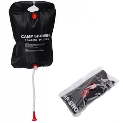 Портативний літній душ Camp Shower 20 л Чорний (2104618606) Портативний літній душ Camp Shower 20 л Чорний (2104618606)