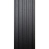 Декоративна стінова рейка Sticker Wall WPC 3000x150x9 мм Антрацит (SW-00001869)
