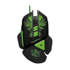 Ігрова комп'ютерна миша Polosmart PGS302 провідна з RGB підсвічуванням USB Black