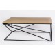 Кавовий журнальний столик у стилі Loft NS-619 450x1200x640 мм Черный