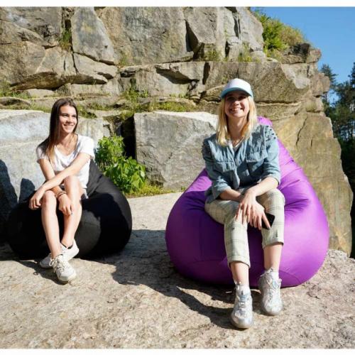 Крісло Мішок Груша Оксфорд 150х100 Студія Комфорту Великий фіолетовий Крісло Мішок Груша Оксфорд 150х100 Студія Комфорту Великий фіолетовий