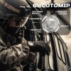 Наручний годинник чоловічий з компасом North Edge Vertico Чорний (3107)
