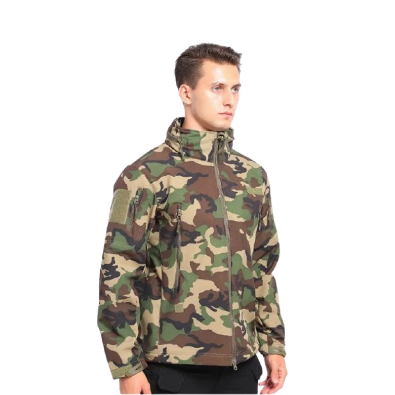 Тактична куртка Solve Woodland KT6000820 L Камуфляж (2360183368)