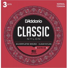 Струни для класичної гітари D'Addario EJ27N-3N Student Nylon