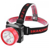 Ліхтар шахтарський Shanxing Sx-006 Коногонка Чорно-червоний Ліхтар шахтарський Shanxing Sx-006 Коногонка Чорно-червоний