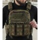 Плитоноска без плит з підсумками No Brand Molle One Size Мультикам (1833928576)