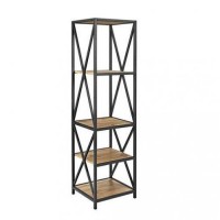 Стелаж для зберігання в стилі Loft Чорний NS-1813 1530x450x400 мм Стелаж для зберігання в стилі Loft Чорний NS-1813 1530x450x400 мм